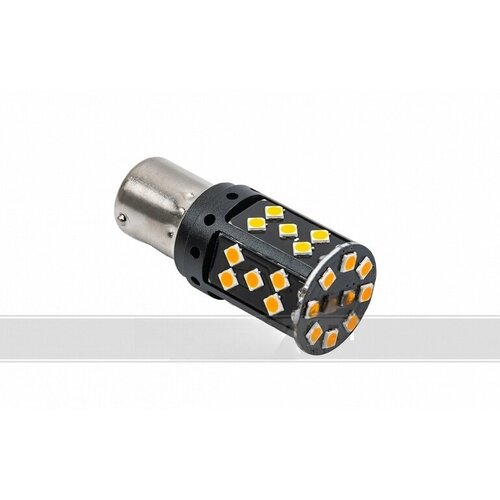 Светодиодная лампа автомобильная GNX PY21W автолампа LED оранжевая canbus лампочка 1 шт