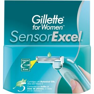 Сменные кассеты для женского бритья Gillette Sensor Excel, 5 шт