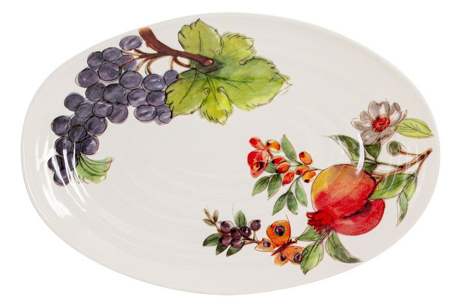 фото Блюдо овальное Tutti Frutti, 39х26 см (Home&Style)