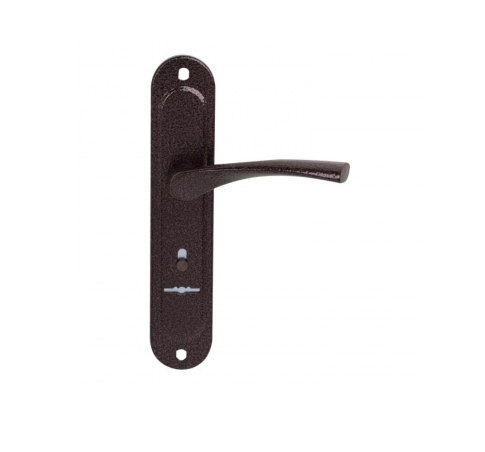 фото Ручки на планке РФ2-77.01(медь) (для замков 1011,3011)