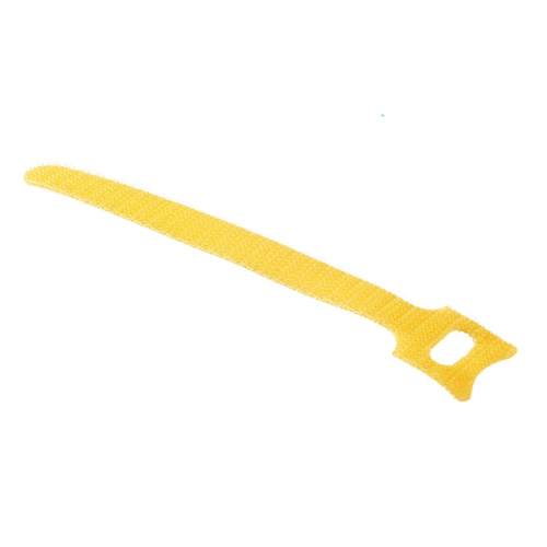 Стяжка-липучка многоразовая 150*12, желтый, материал полиамид, 10 шт