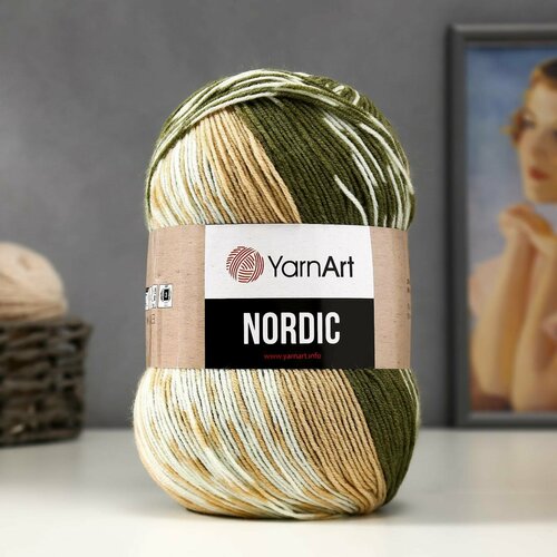 nordic 5 20 Пряжа Nordic 20% шерсть, 80% акрил 510м/150гр (651)