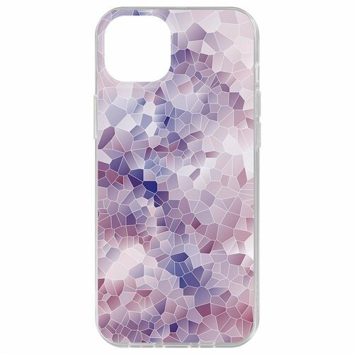 Чехол накладка Krutoff Clear Case Витраж 2 для iPhone 15 Plus