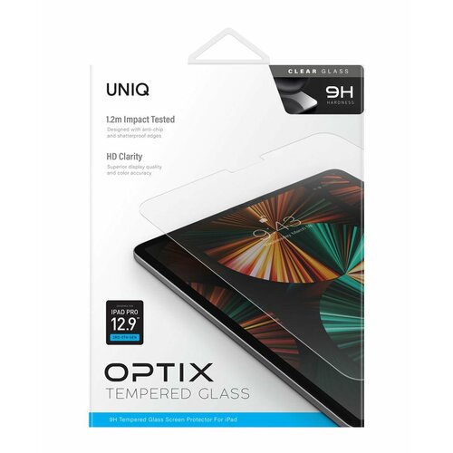 Защитное стекло Uniq Optix Clear для iPad Pro 12.9