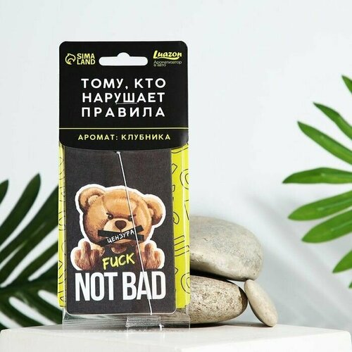 Ароматизатор картонный BADBOY аромат клубника 454₽