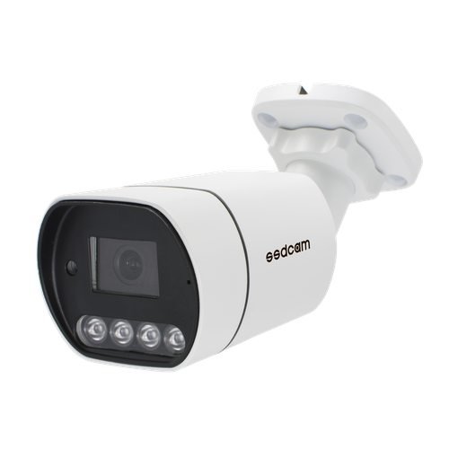 IP видеокамера уличная 4 мегапикселя SSDCAM IP-129 с поддержкой POE и аудиовходом