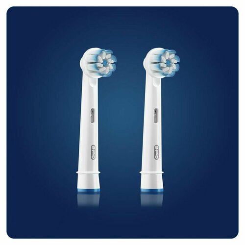 Набор сменных насадок Oral-B Sensitive Clean EB60, 2 шт насадка braun oral b sensitive clean 1 шт