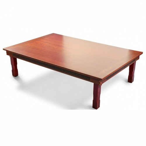 Корейский стол Suwoo 1200х800 мм - красное дерево