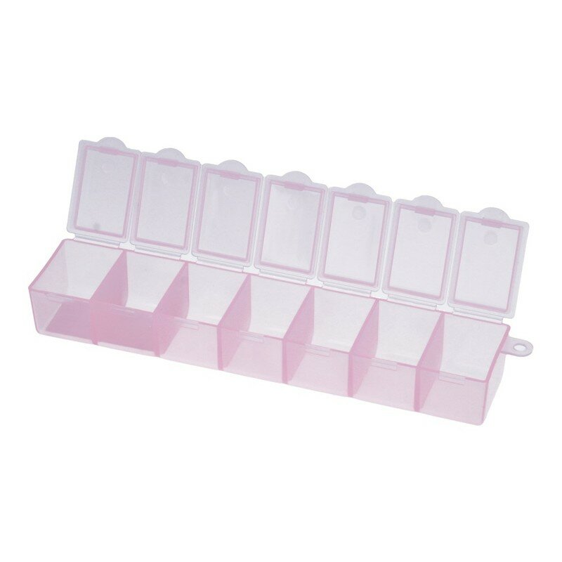 Gamma контейнер T-35 пластик 15.3 x 3.4 x 2.4 см розовый\прозрачный