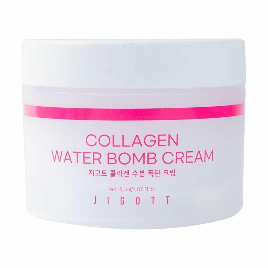 Jigott Крем для лица увлажняющий с коллагеном / Collagen Water Bomb Cream, 150 мл