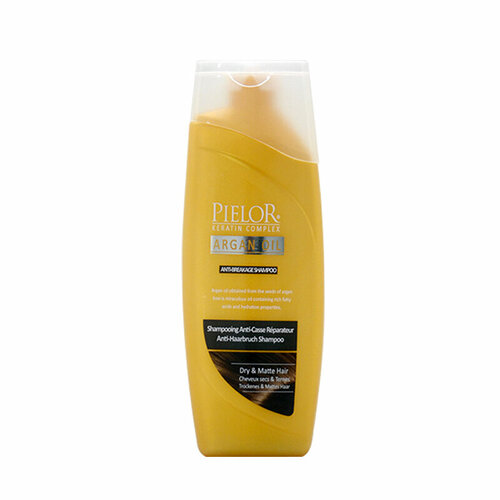 Шампунь для сухих и тусклых волос Pielor Argan Oil Anti-Breakage Shampoo 400 мл