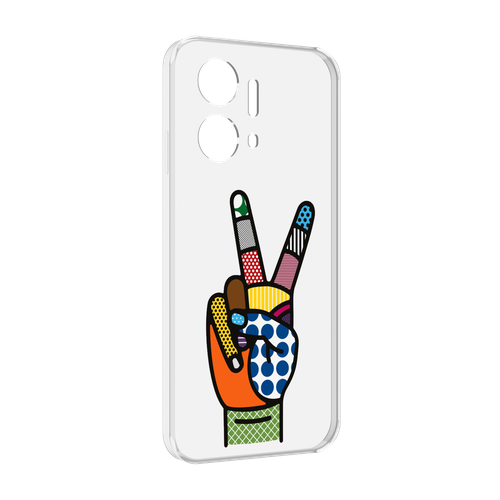 Чехол MyPads йоу пальчики для Honor X7a задняя-панель-накладка-бампер чехол mypads йоу пальчики для realme 10s задняя панель накладка бампер