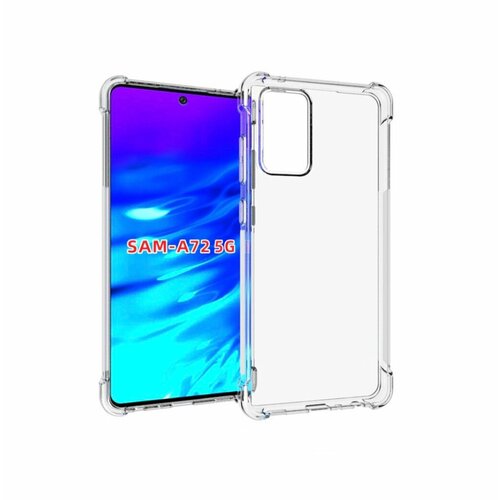 Чехол задняя-панель-накладка-бампер MyPads Tocco для Samsung Galaxy A72 5G (SM-A725F) 2021 с защитой углов противоударный