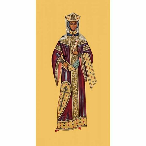 Икона Елена Константинопольская равноапостольная ростовая, арт R-MSM-0227