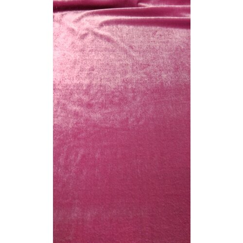 Ткань Бархат с эластаном жемчужно-розового цвета Италия ткань бархат жемчужно голубого цвета италия