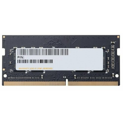 Apacer Оперативная память SO-DIMM DDR4 8GB Apacer PC4-21300 2666MHz (AS08GGB26CQYBGH) оперативная память для ноутбука 8gb 1x8gb pc4 21300 2666mhz ddr4 so dimm cl19 apacer as08ggb26cqybgh