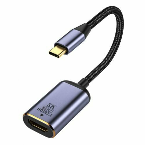 Переходник/Адаптер 8K USB Type C M в HDMI F KS-is