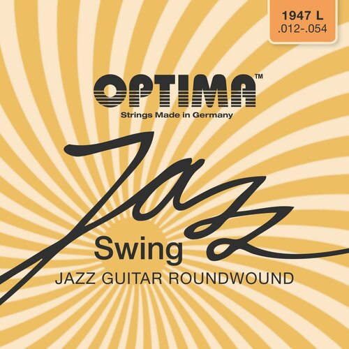 Струны для электрогитары Optima Jazz Swing Chrome Strings 1947. L 12-54