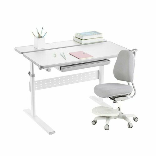 Комплект FUN DESK парта Colore + кресло Paeonia Grey