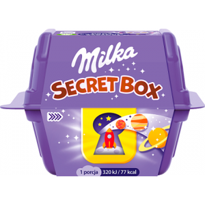 Шоколад Милка "Секретный бокс" с игрушкой и шоколадными дропсами Milka Secret Box