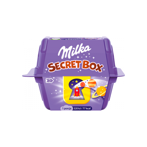 Шоколад Милка "Секретный бокс" с игрушкой и шоколадными дропсами Milka Secret Box