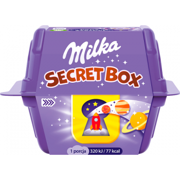 Шоколад Милка "Секретный бокс" с игрушкой и шоколадными дропсами Milka Secret Box