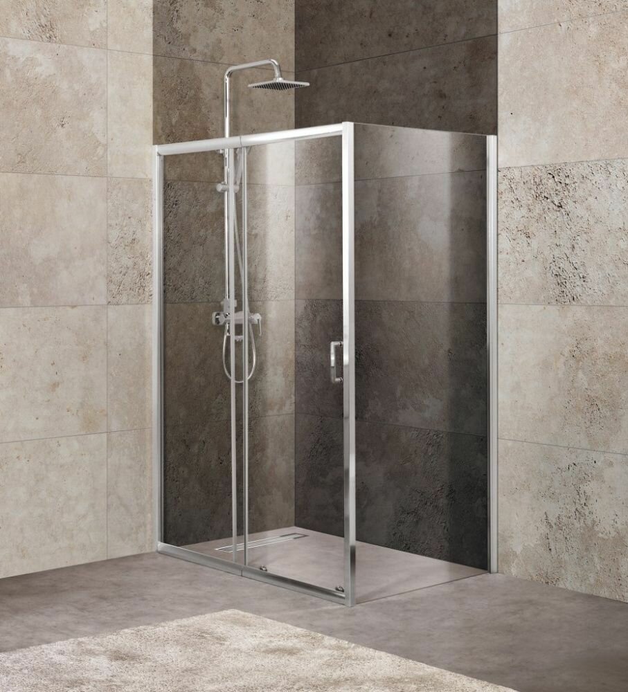 Душевой уголок BelBagno Unique UNIQUE-AH-1-120/135-100-C-Cr