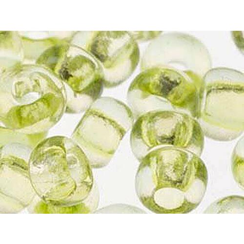 Бисер Preciosa 01153 Кристально-прозрачный светло-салатовый золь-гель solgel 100 23 мм 5 г цена за 2 уп 328₽
