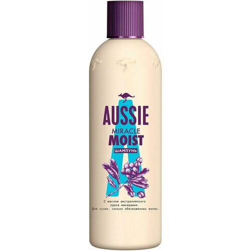 Шампунь для волос Aussie Miracle Moist 300мл 3 шт шампунь для сухих и поврежденных волос aussie miracle moist 300 мл