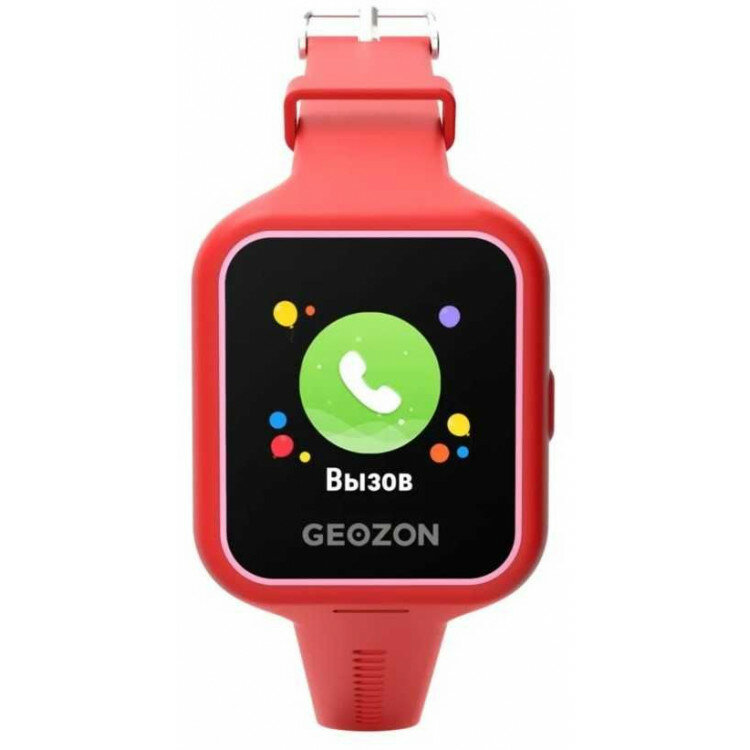 Смарт-часы GEOZON G-Kids Life, 44мм, 1.3", красный / красный [g-w12red] - фото №6