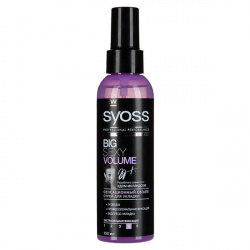 Спрей для укладки волос SYOSS 150мл Big Sexy Volume Сенсационный объем жидкость для укладки