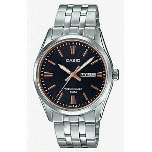 Наручные часы CASIO Collection MTP-1335D-1A2, черный наручные часы casio collection mtp 1335d 1a2 черный