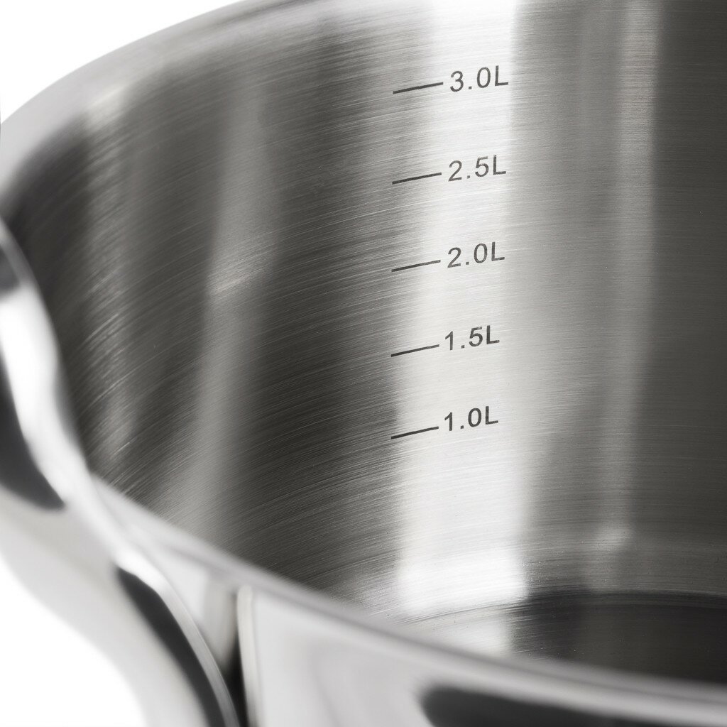 Кастрюля Fissman Fabia 20x11,5 см / 3,45 л со стеклянной крышкой - фото №19