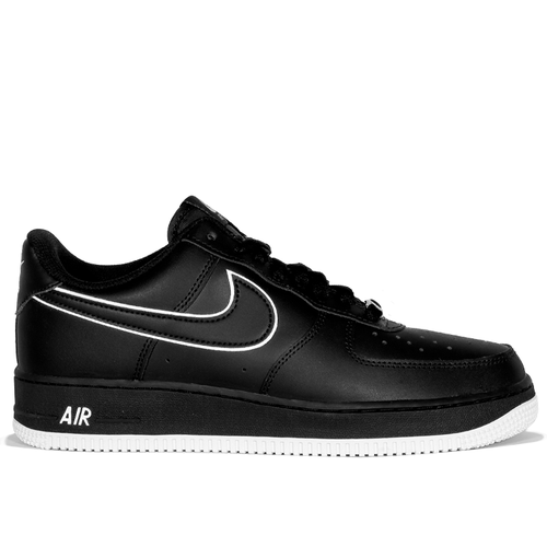 Кеды NIKE Air Force 1, размер 8us/40ru, черный, белый