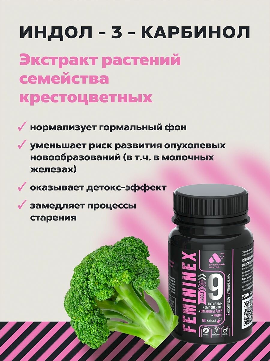 Негормональные Средства Для Женского Здоровья Комплекс витаминов для женщин с индол-3-карбинолом и фитоэстрогенами