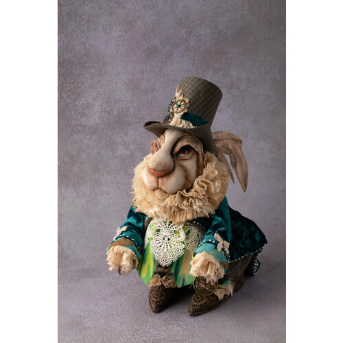 Авторская кукла Кролик ручная работа, интерьерная, текстильная