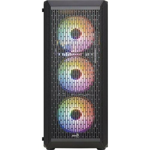 Корпус ATX Aerocool BEAM-G-BK-v2 Без БП чёрный