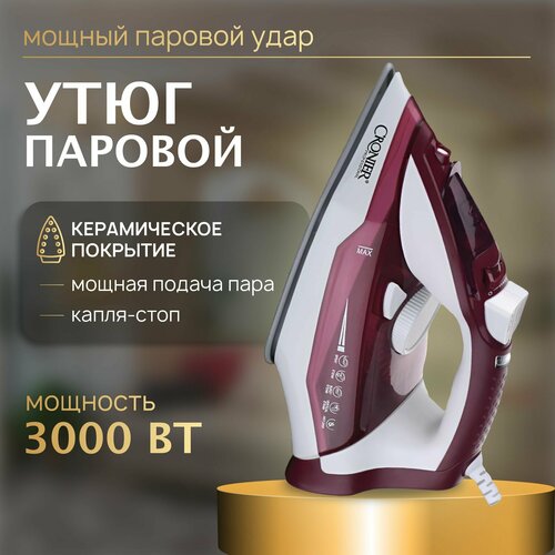 Утюг для одежды паровой электрический B&P / вертикальный отпариватель / парогенератор