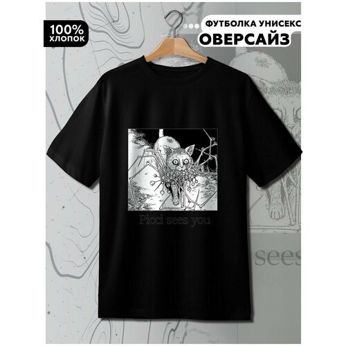 фото Футболка hypnotica, размер l, черный