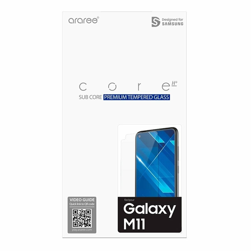 Защитное стекло для экрана SAMSUNG araree by KDLAB для Samsung Galaxy M11, прозрачная, 1 шт [gp-ttm115kdatr] - фото №13