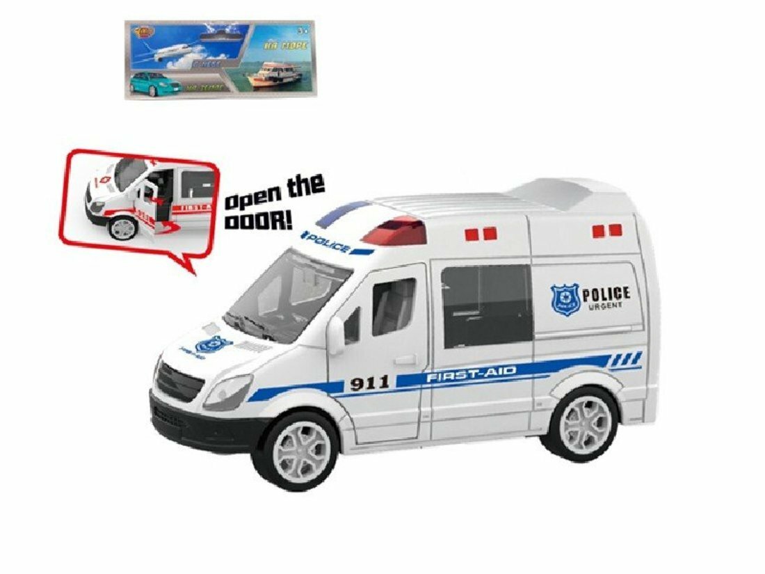 фото Полицейская машина инерционная, открываются двери