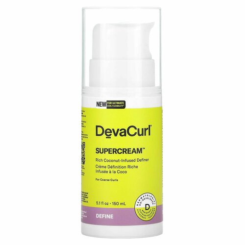 DevaCurl, Supercream, насыщенный оттенок для определения с кокосом, 150 мл