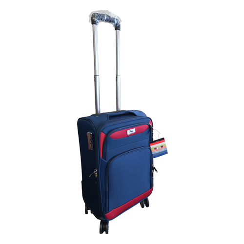 фото Чемодан , 40 л, размер m, серый, синий waiss