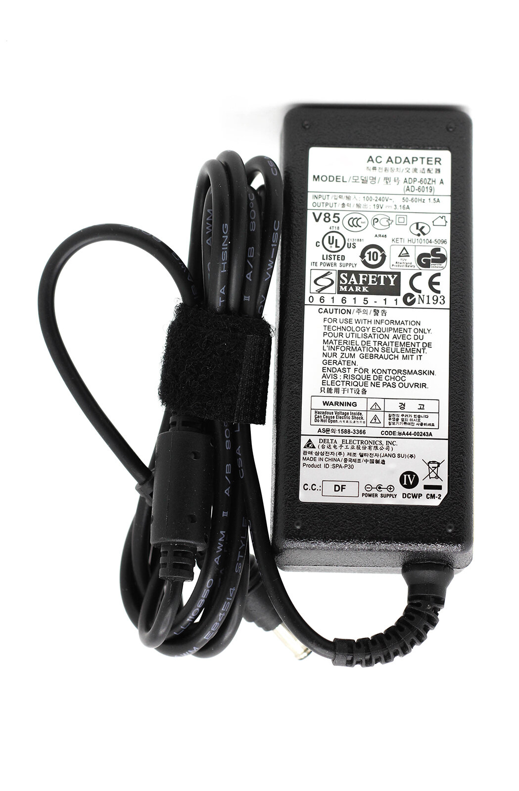 Блок питания (зарядное устройство) для ноутбука Samsung Q330 19V 316A (55-30) 60W