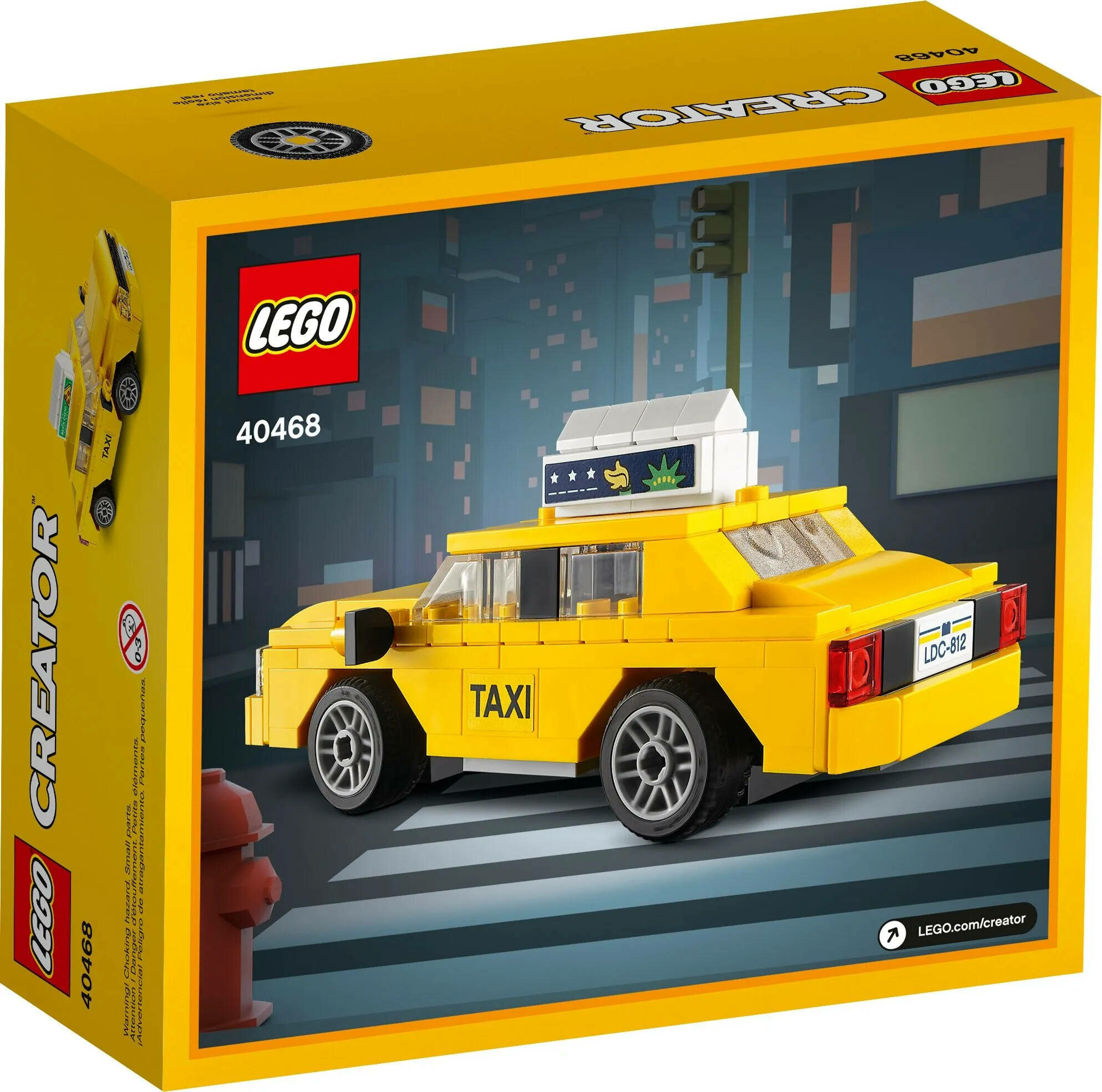 LEGO Creator 40468 Желтое такси — фото 1