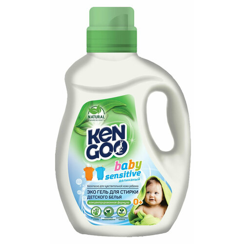 Гель концентрат для стирки Kengoo Эко для детского белья 1л 1080₽