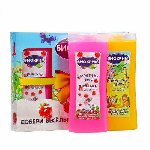 Подарочный набор детский с пазлом шампунь-пенка 250 мл шампунь-пенка 250 мл 1233₽