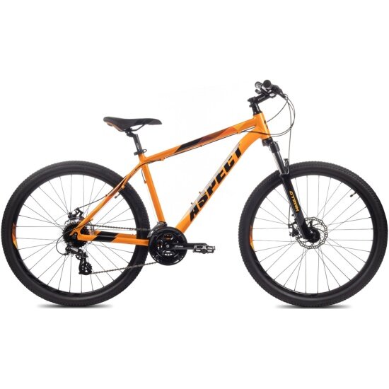 Горный велосипед Aspect Ideal 27.5 (20", оранжево-черный)