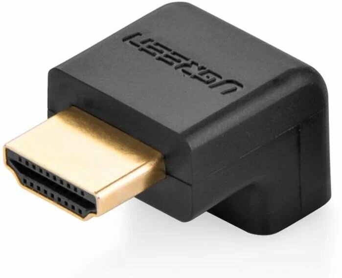 Адаптер Ugreen HD112 HDMI Male - HDMI Female Angled Down Black 20109