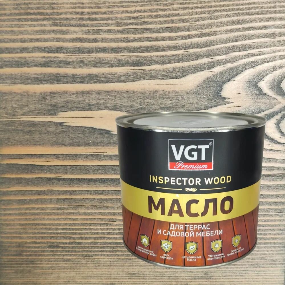 Масло для террас и садовой мебели VGT Белый ясень 0.75 кг